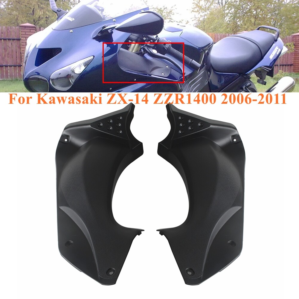 ABS Front Dash Air Duct Cover Fairing Cowl For Kawasaki ZX14