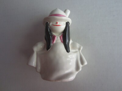 Goebel 4 Inch Smiling Girl Ghost Figurine Stamped W Germany