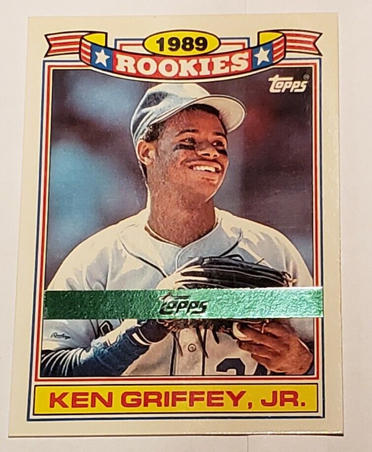 1990 Topps 1989 Rookies Test Foil Ken Griffey Jr. Single 1990 Topps 1989 Rookies Test Foil Ken Griffey Jr. Single
