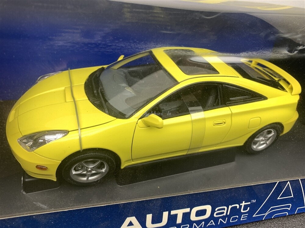 2000 TOYOTA CELICA GT-S DIE CAST MODEL 1/18 YELLOW BY AUTO 2000 TOYOTA CELICA GT-S DIE CAST MODEL 1/18 YELLOW BY AUTO