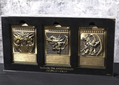 Yugioh Egyptian God Relief Set Obelisk Slifer Ra 25th Anniversary Ltd. |  eBay