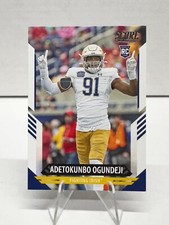 2021 Panini Score Football #395 Adetokunbo Ogundeji RC Notre Dame Fighting Irish