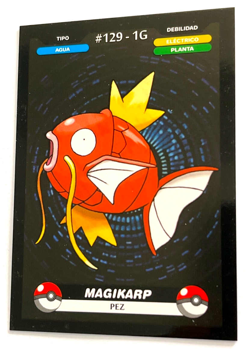 2025 POKEMON KANTO CREALASER TCG Card #129 MAGIKARP Peru Edition