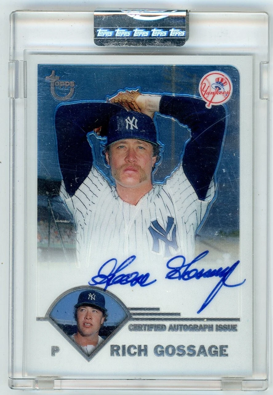 2003 Topps Retired Signature GOOSE GOSSAGE ENCASED AUTO New York Yankees