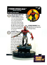 Marvel Heroclix Cyborg Spider-Man 065 w/ Card  Marker Superior Foes Spider-man