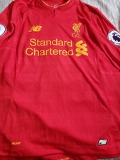 LIVERPOOL AUTHENTIC 2016/17HOME JERSEY LONGSLEEVE LALLANA #20NEW WITHOUT TAG NEW