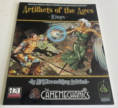 2004 d20 D&D Dungeon & Dragons 3.0 GRR 1028 ARTIFACTS OF THE AGES - RINGS