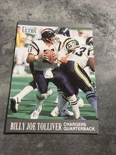 Billy Joe Tolliver Chargers 1991 Fleer Ultra #131