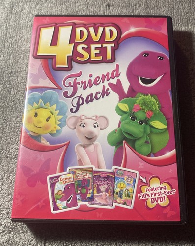 Barney & Friends FRIEND PACK (BARNEY ANGELINA BALLERINA FIFI) 4 DVD SET 2011 - 第 1/10 張圖片