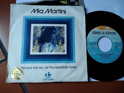 7'' MIA MARTINI CHE VUOI CHE SIA SE 'HO ASPETTATO TANTO IO DONNA IO PERSONA EX++