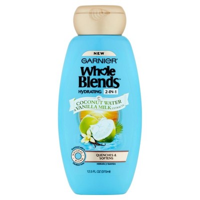 Garnier Whole Blends (2 in 1 Sham&Cond ) Coconut Water & Vanilla Milk  12.5OZ