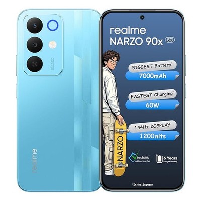 realme NARZO 90x Factory Unlocked Dual SIM 8GB 128GB Storage Global Version