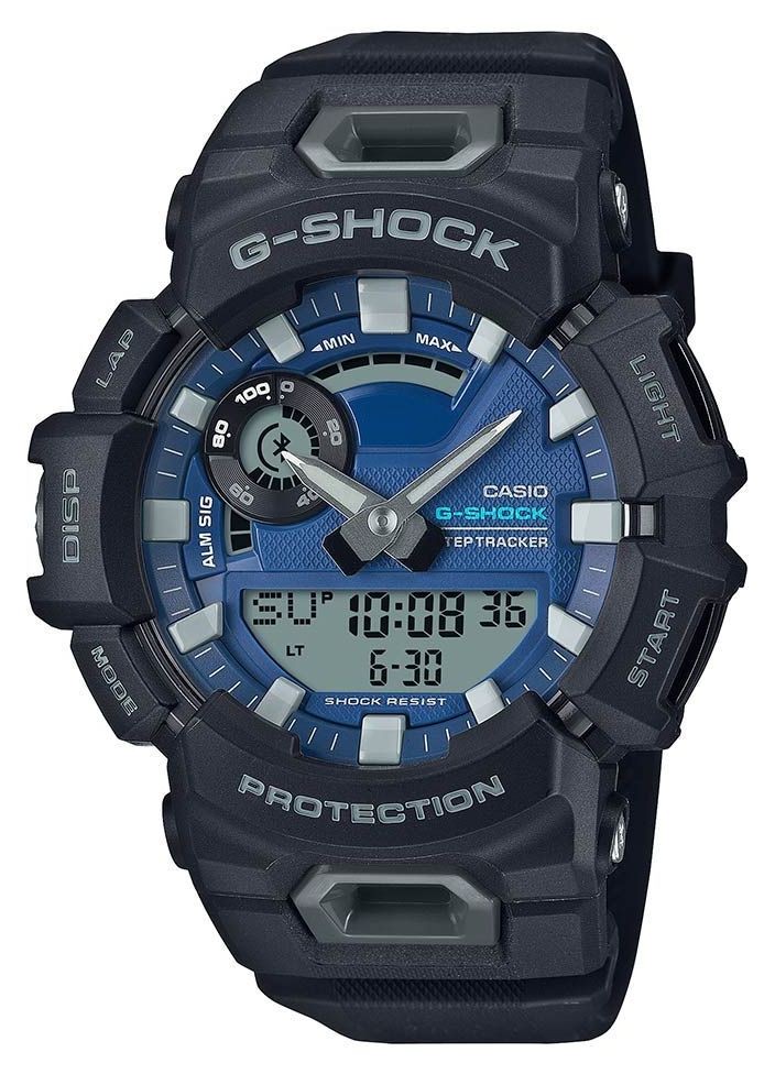 Casio G-Shock G-Squad (48.9mm) Blue Hybrid Dial / Black Bio-Based