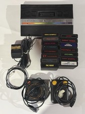 Atari 2600 Jr Junior Rainbow Console Bundle w/ Cables & Controllers, Tested