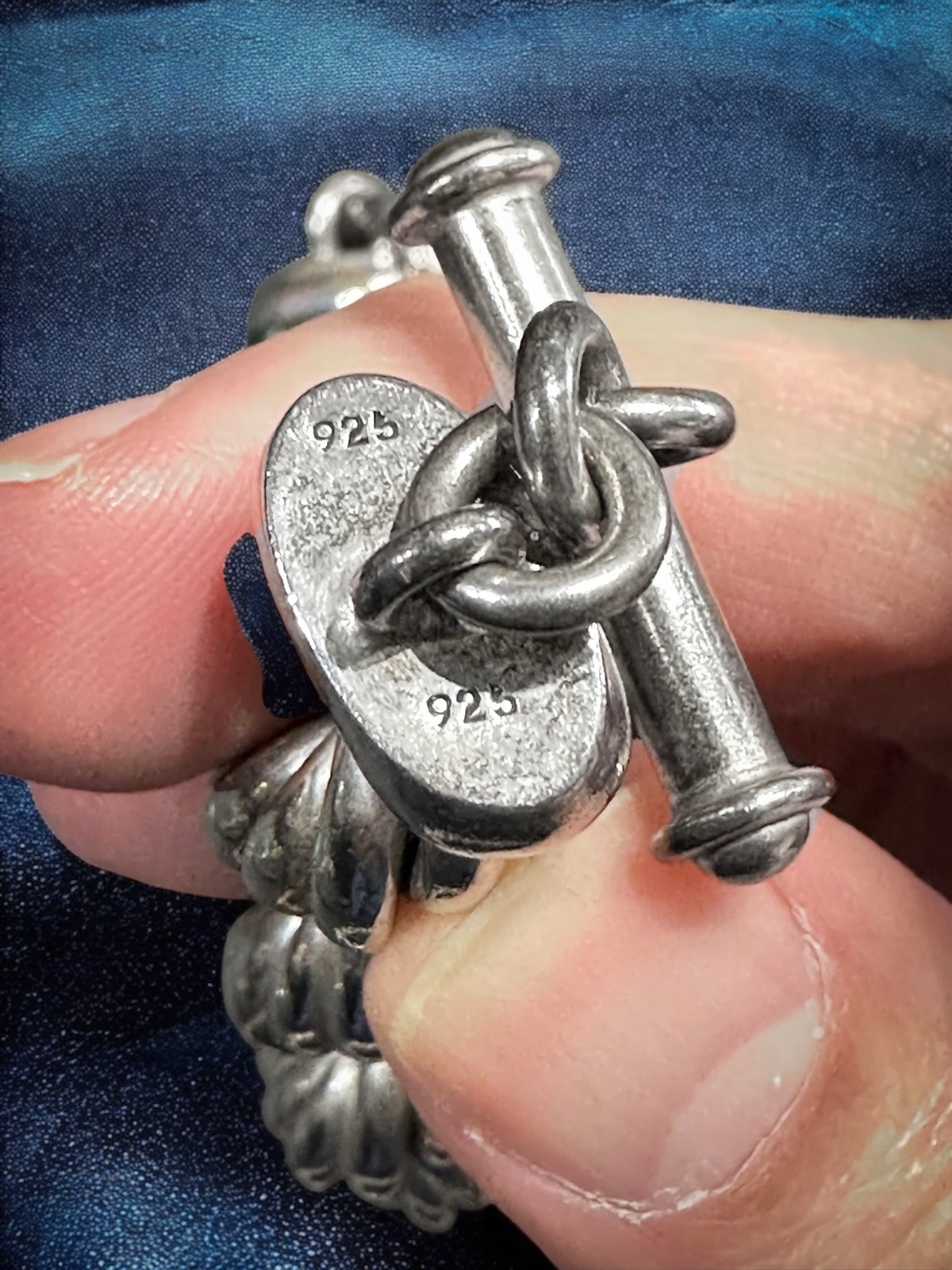 Sterling Silver Large Solid Rope Chain Necklace  … - image 4