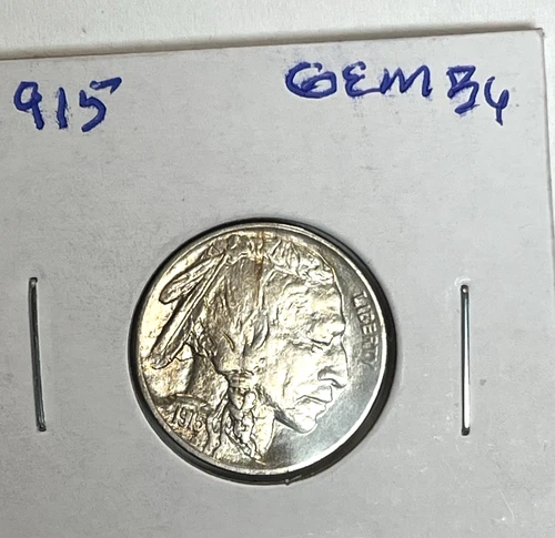 1915 Buffalo Gembu Uncirculated MS NICE STRONG DATE GOOD STRIKE FOR A 1915