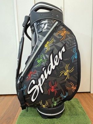 TaylorMade Spider Black Limited Edition Staff bag cart bag golf