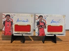 2022-23 Topps Overtime Inception Patch Auto /149 Amen & Ausar Thompson