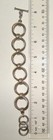 Vintage 925 STERLING SILVER "SILPADA" CIRCLE LINKS BRACELET Toggle Clasp 57g — photo 8