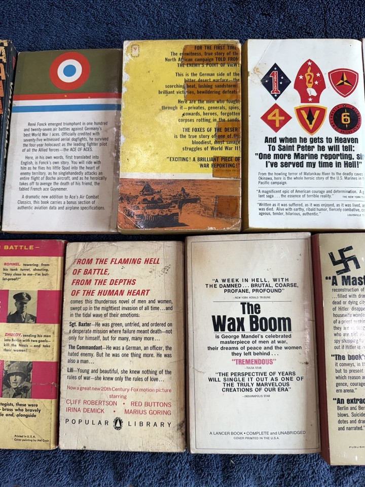LOT OF 11 WORLD WAR I, II PAPERBACK BOOKS VARIUS PUBLISHERS | eBay