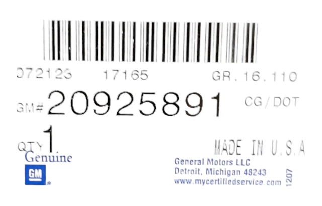 Cadillac Escalade Escalade 2007-2014 puerta ESV ASM I/P COMPT ÉBANO 20925891 NUEVO Foto 2 de 4