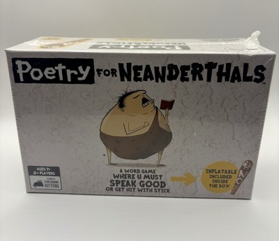 Exploding Kittens Poetry for Neanderthals Word Card Game