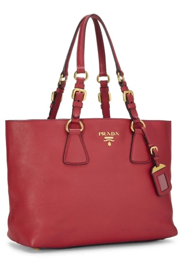 PRADA Totes Red Bags & Handbags for Women for sale | eBay