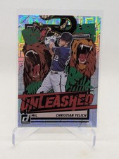 2021 DONRUSS CHRISTIAN YELICH UNLEASHED VECTOR PARALLEL # UNL20