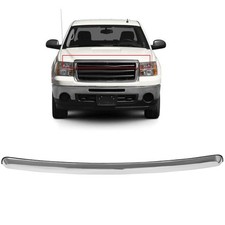 Chrome Hood Trim Molding Grille Cover For Gmc Sierra 1500 2010 2011-2013
