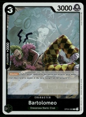 2023 Kingdoms of Intrigue Bartolomeo Character / Black/Dressrosa/Barto Club