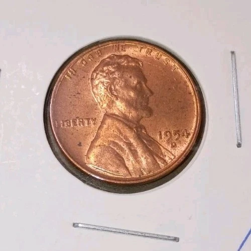 1954-D Lincoln Wheat Small Cent Denver Bronze RD Uncirculated