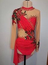 CI/CM Red lyrical/Contemporary dance costume
