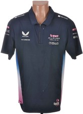 FORMULA 1 RACING ALPINE F1 2024 POLO SHIRT CASTORE SIZE M ADULT GASLY OCON ERA