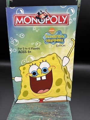 SpongeBob Squarepants Monopoly Replacement Part Game Rules Instructions Booklet