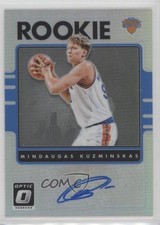 2016-17 Panini Donruss Optic Holo Silver Prizm Mindaugas Kuzminskas #25 Auto 1q9