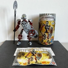 LEGO BIONICLE HAH - TOA NORIK - 8763 - COMPLETE MANUAL + BOX