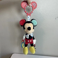 Disney Baby Mickey Mouse Activity Stroller Car Seat Toy Teething Ring 2018