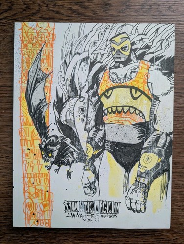 JIM MAHFOOD Sadistic Magician Sketchbook Vol 1 ORIGINAL ART IDW Limited Edition - Bild 1 von 2