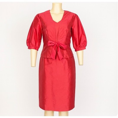 Talbots Petite Silk Twinset Women 6 Petite Pure Silk Vintage Mother of the Bride