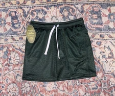 Cadets Check Out Mesh Shorts In Green SZ 10/12 (25-28” Waist) NWT