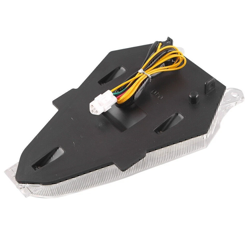 Luz trasera de freno LED para Yamaha YZF R6 2008-2013 transparente con lámpara de señal de giro Foto 4 de 4