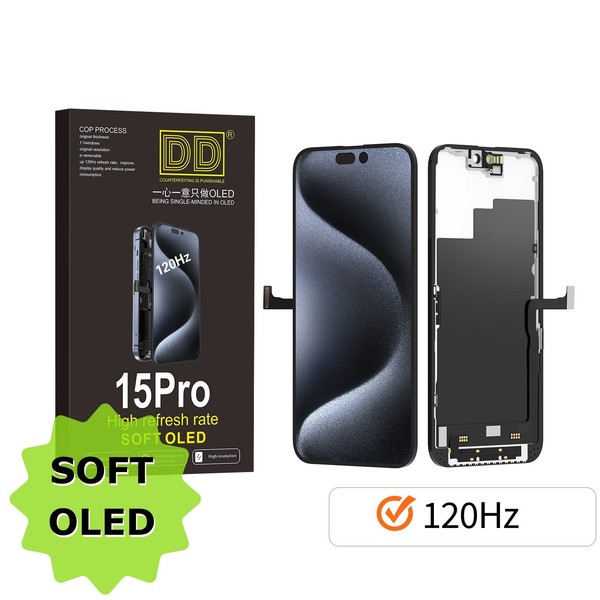 Original Soft Oled Display FüR Iphone 15 Pro Dd 120Hz Lcd Bildschirm Oled Touch-image