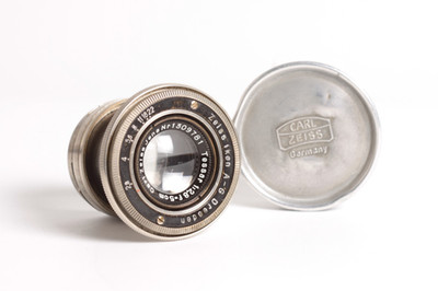 Zeiss Ikon Carl Zeiss Jena Tessar 2,8/50 Lens 5cm f/2.8 Vorkrieg für Contax I