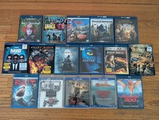BLU RAY 3D LOT - 16 Movies Piranha Avatar Transformer Cars 2 Drive Angry Saw MIB
