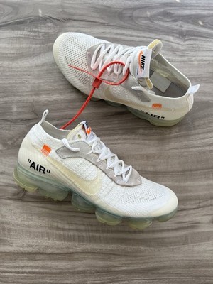 Size 8.5 Men s/ 10 Women s- Nike Off-White x Air VaporMax White