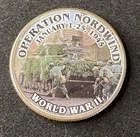 Colorized Kennedy Half Dollar World War II Operation Nordwind Free Shipping