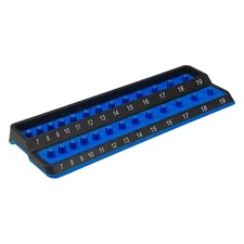 Mechanics Time Savers 3/8" Drive Metric 26-Slot Blue Friction Peg Socket Holder