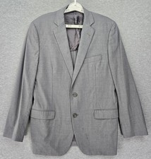 Brooks Brothers Suit Jacket 42R Gray Fitzgerald BrooksCool Full Canvas 2 Button