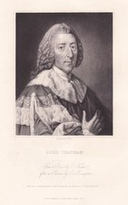 William Pitt Earl of Chatham Whigs Prime minister Great Britain Portrait 1835