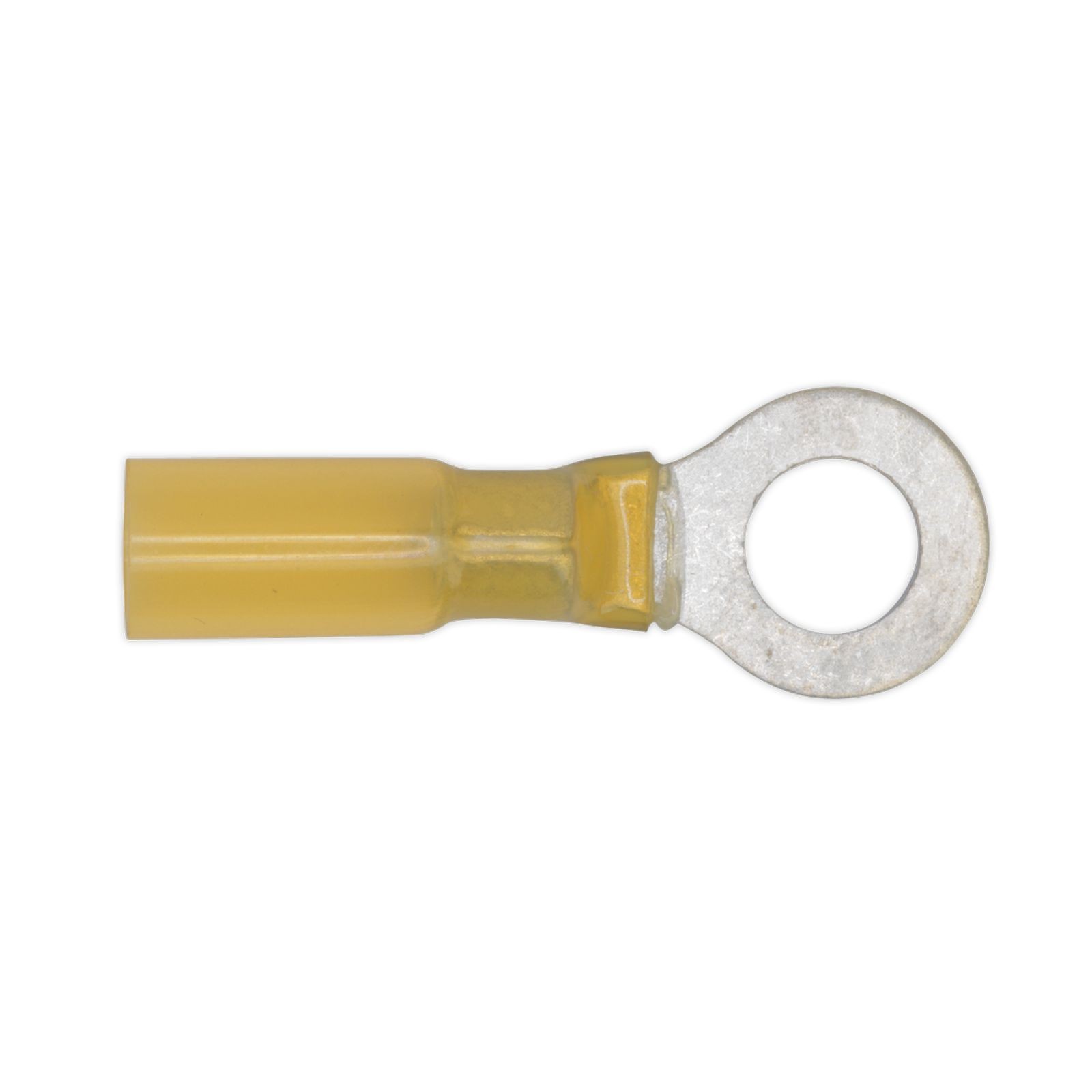 Sealey Heat Shrink Terminal Ø8.4mm Ring Yellow Pack Of 25 - Part No. YTSR2584